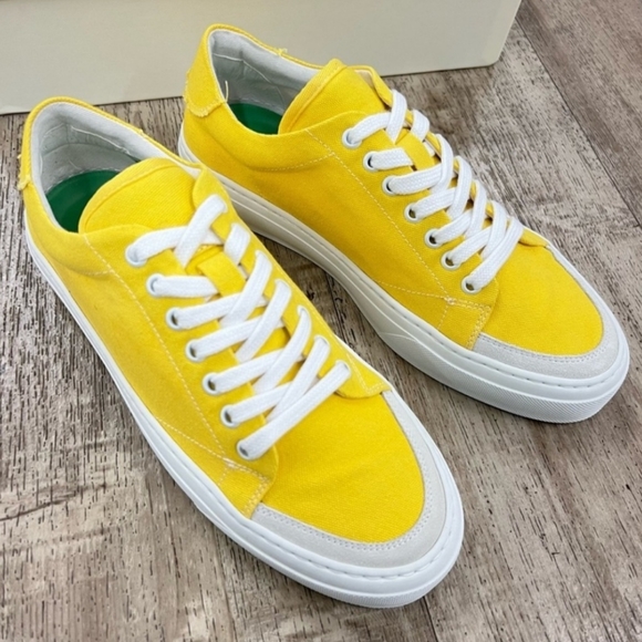 John Elliott Haze Canvas Low Top Sneakers Canary EU 42 US Unisex